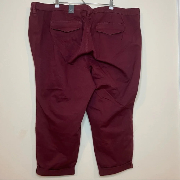 NWT TORRID Stretch Cropped Twill Chino Pant - Picture 10 of 14